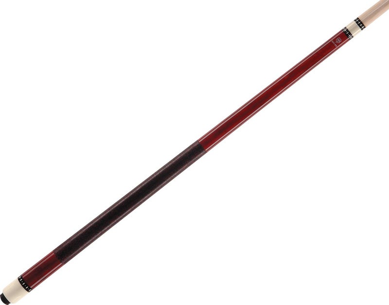 McDermott L6 Lucky Hard Rock Maple Pool Billiard Cue Stick - Burgundy by McDermott - Image 2